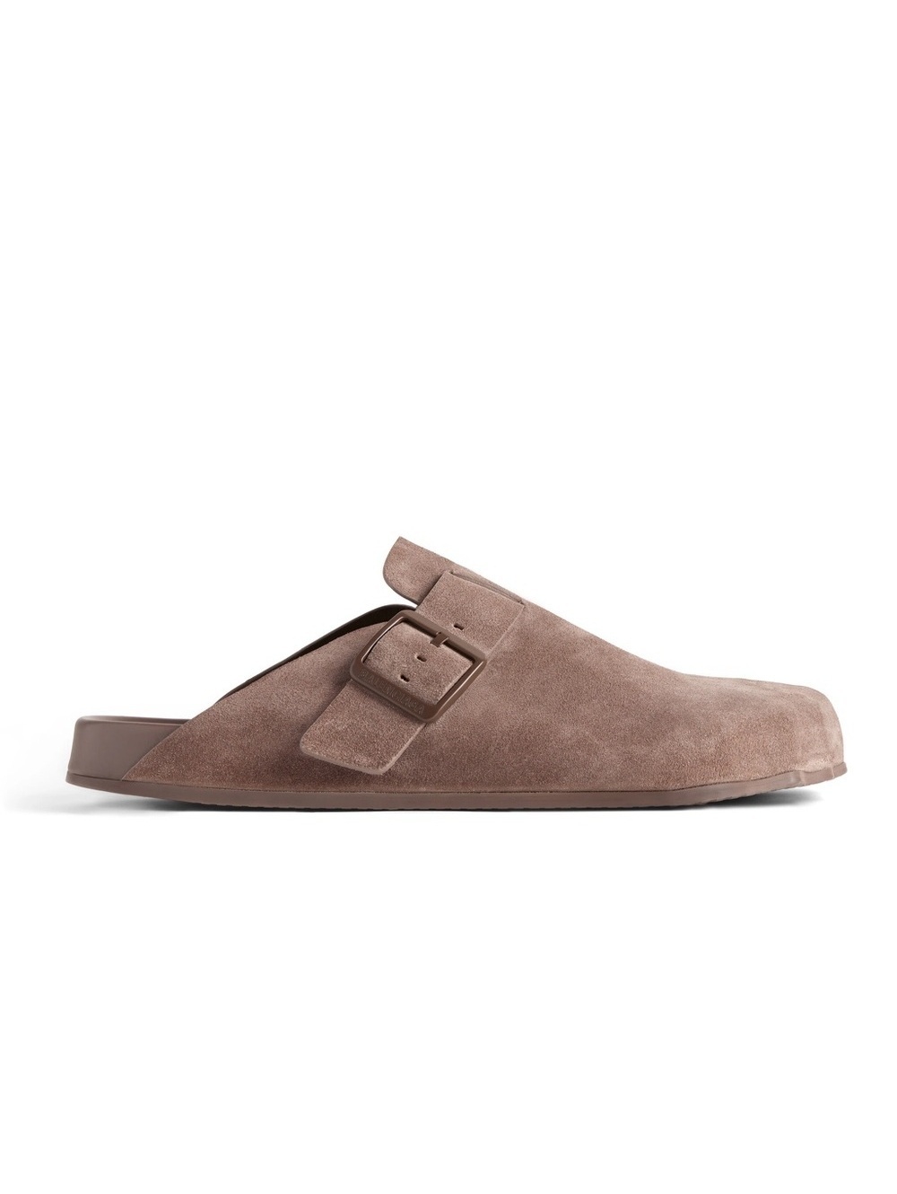 Balenciaga Sunday Mule in Light Brown Suede Calfskin, NEW, Size EU 41